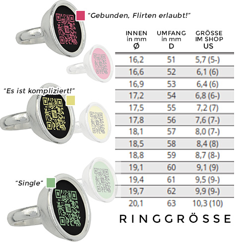 Dating Ringe - SINGLE SIGNALS Collection